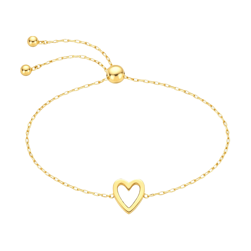 Cut Out Heart Bracelet