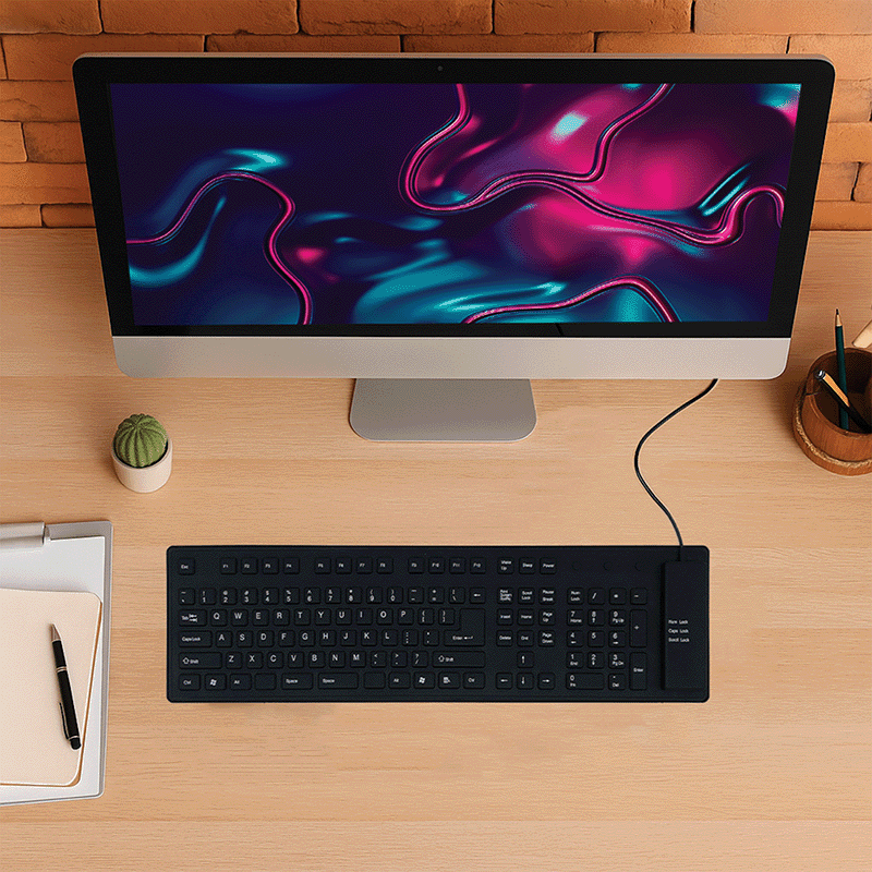 Roll Up Computer Keyboard