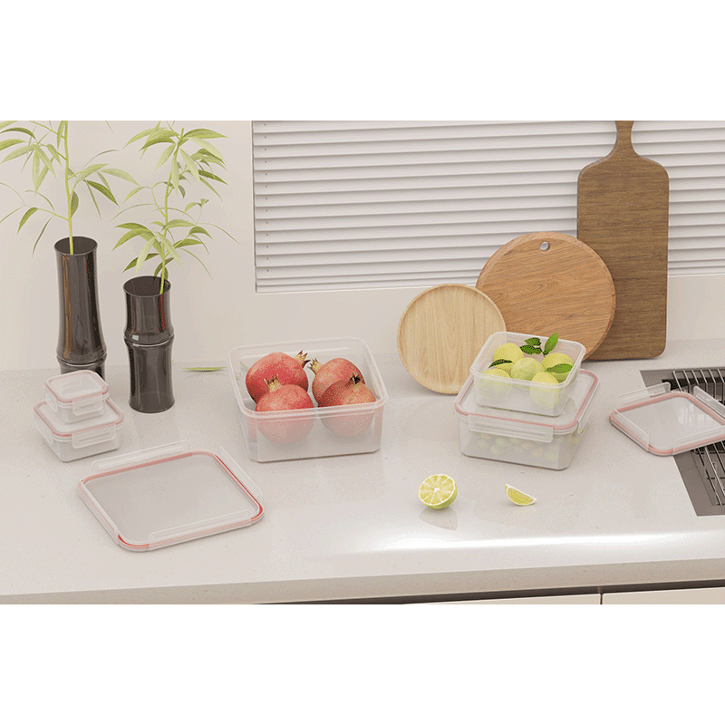 5 Piece Square Nested Container Set