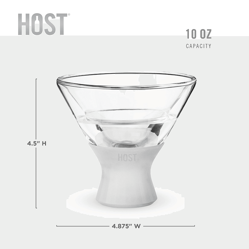 Glass Martini FREEZE (Set of 2)