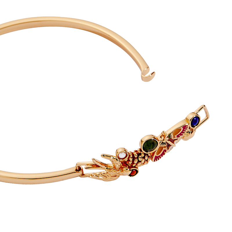 Woodland Gemstone Tension Cuff