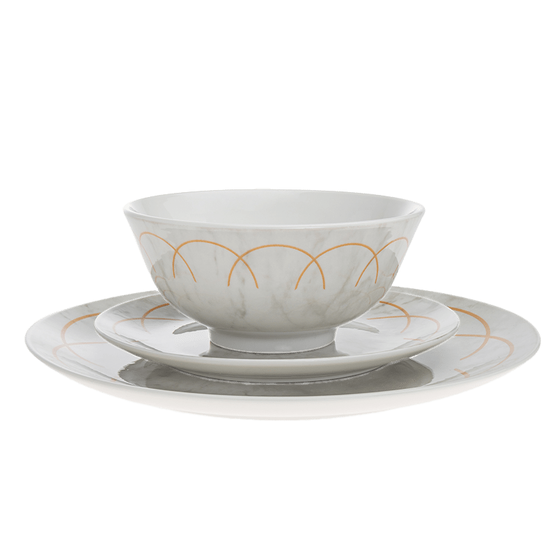 12 Piece Contemporary Rotolo Dining Set