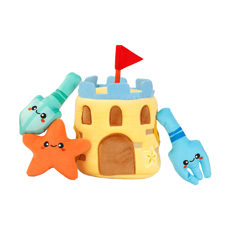 Beach Daze Sand Castle Dog Toy