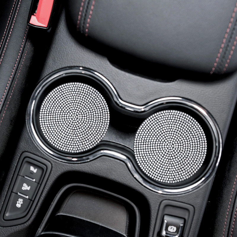 Rhinestone Car Coasters