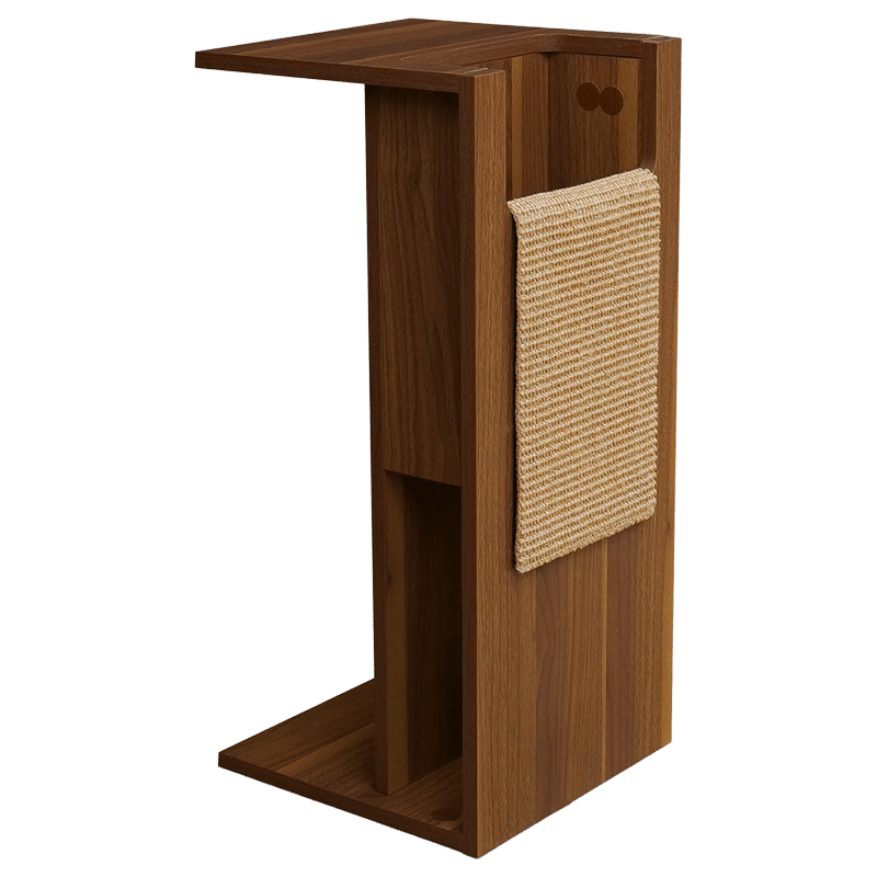 Jewl Side Table & Cat Scratcher