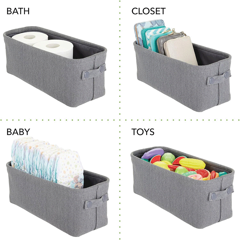 Rectangular Fabric Storage Bin