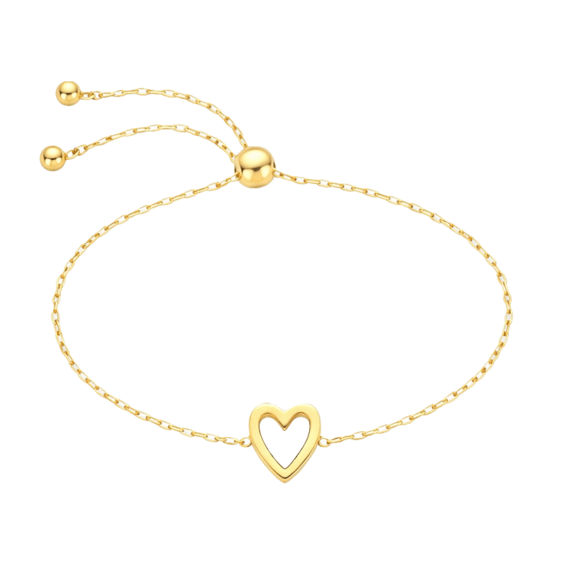 Triple Heart Chain Bracelet
