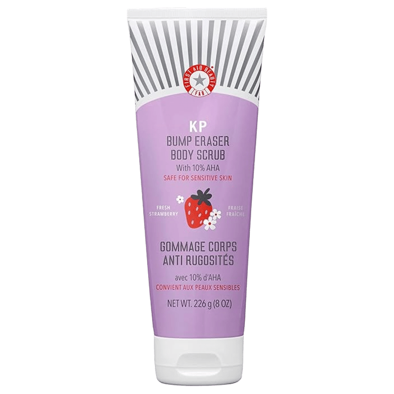 Kp Bump Eraser Body Scrub 10% Aha Fresh Strawberry