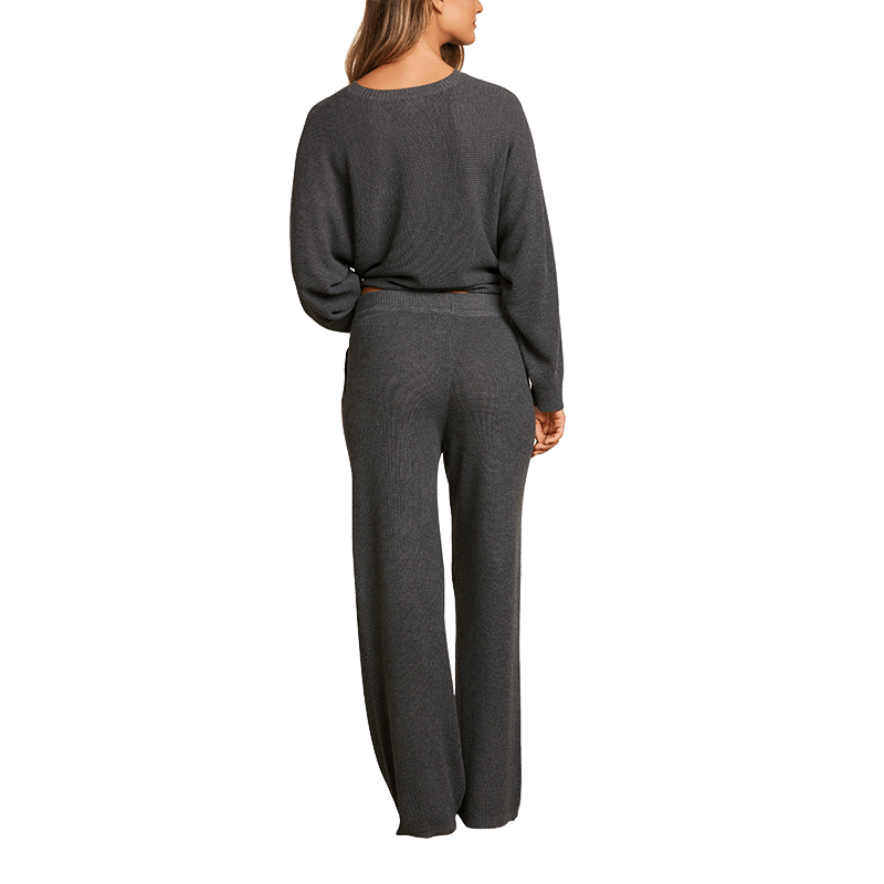 Luxeblend Waffle Knit Ankle Pant - L