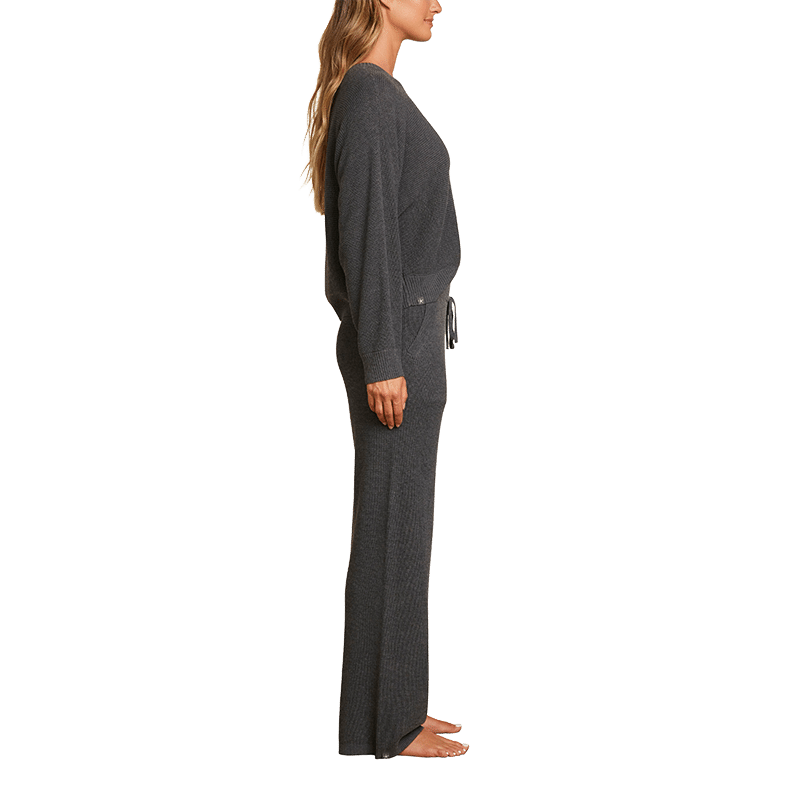 Luxeblend Waffle Knit Ankle Pant - L