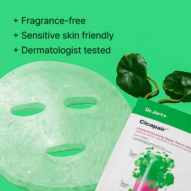 Cicapair™ Sensitive Skin Serum Face Mask for Redness 5 Pack