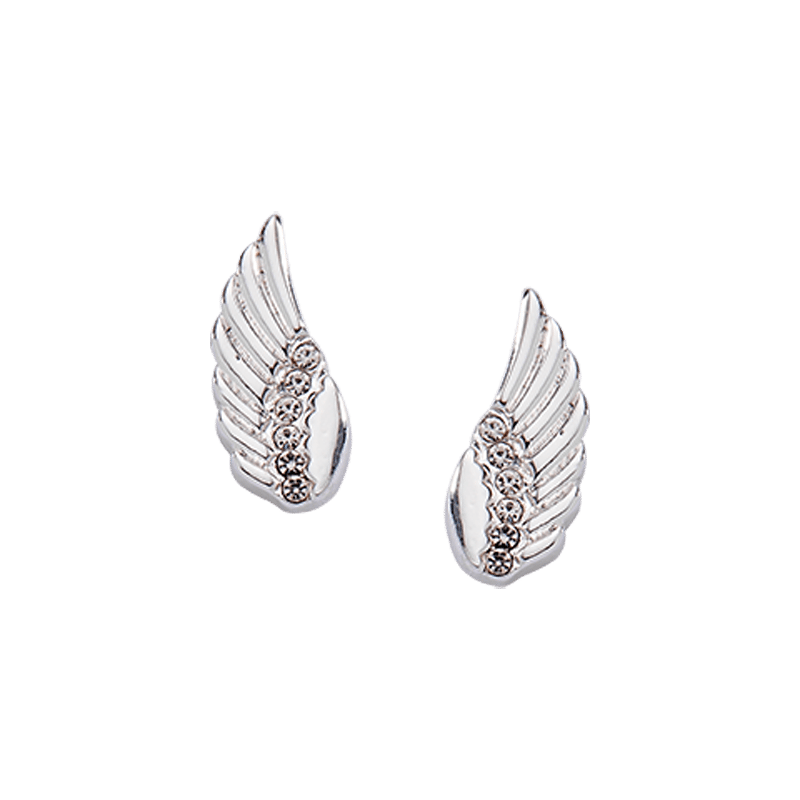 Faith Wing Stud Earrings