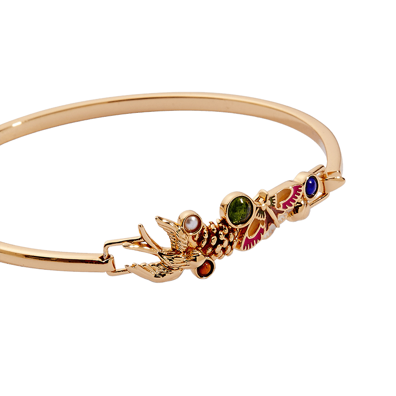 Woodland Gemstone Tension Cuff