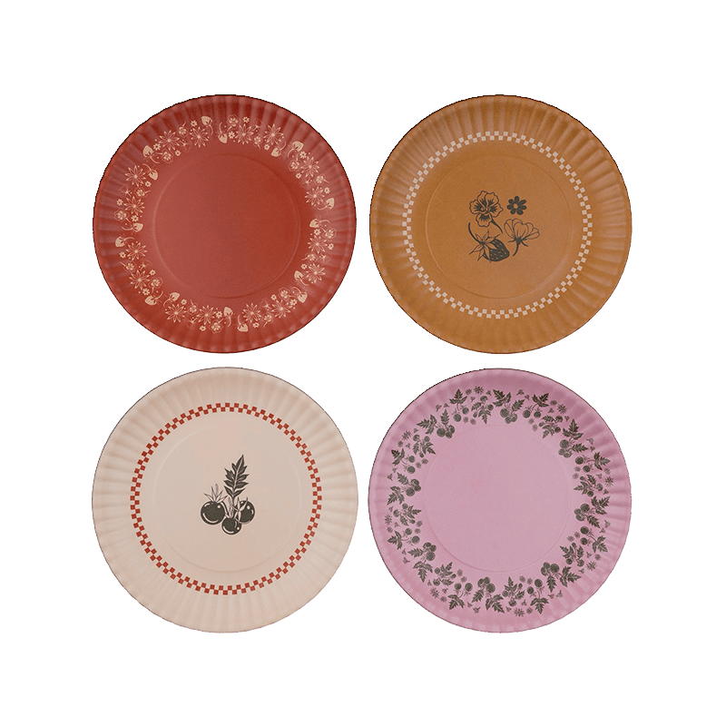 Dessert Plate Set, Garden