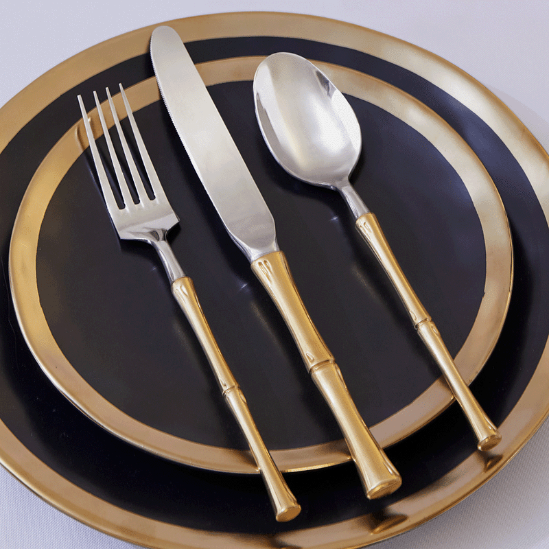 20 Piece Rattan Cutlery Set