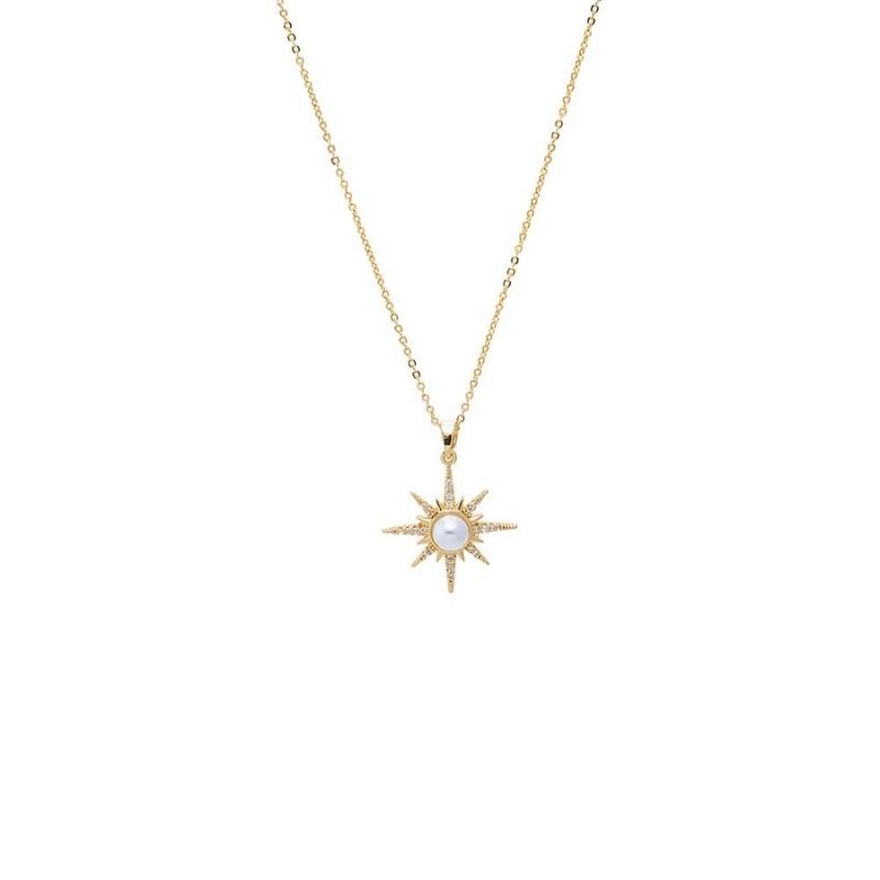 Pearl Starburst Pendant Necklace