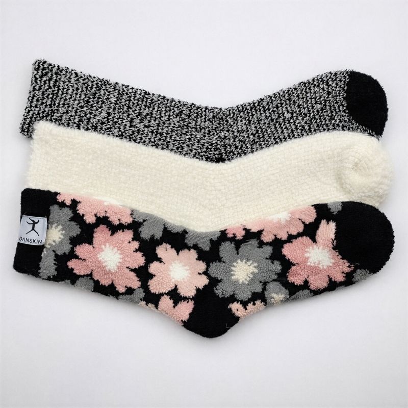 Ladies 3PK Mixed Cozy Crews