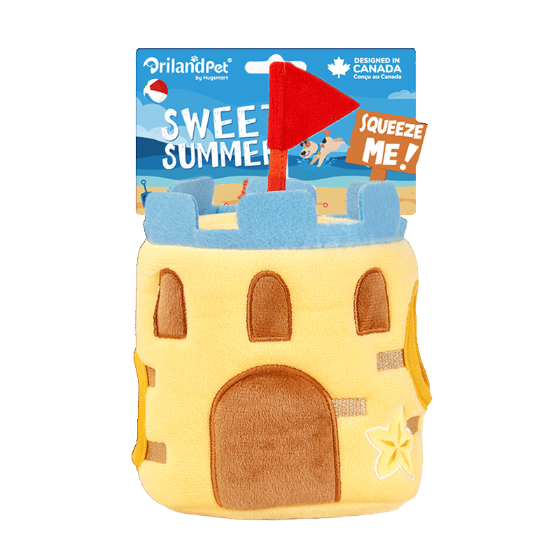 Beach Daze Sand Castle Dog Toy