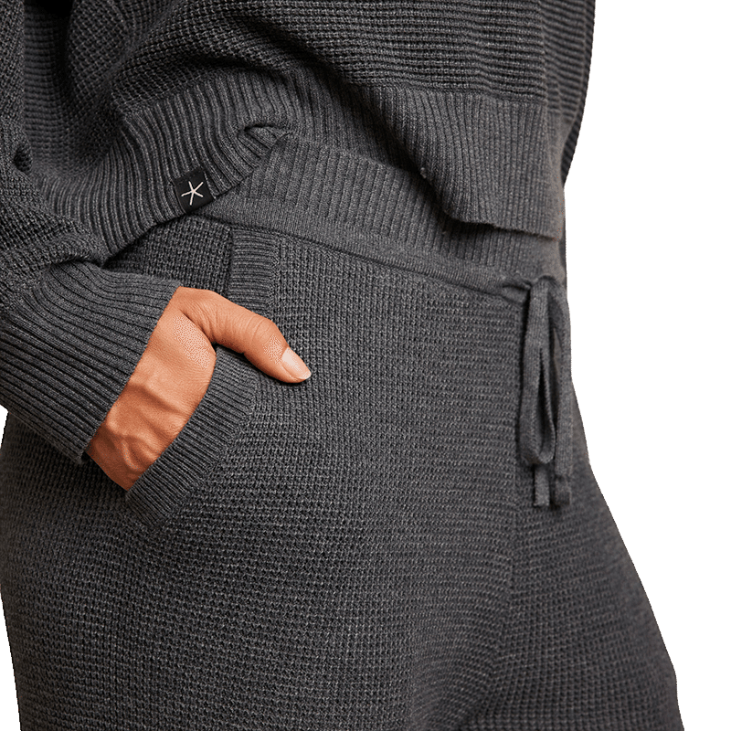 Luxeblend Waffle Knit Ankle Pant