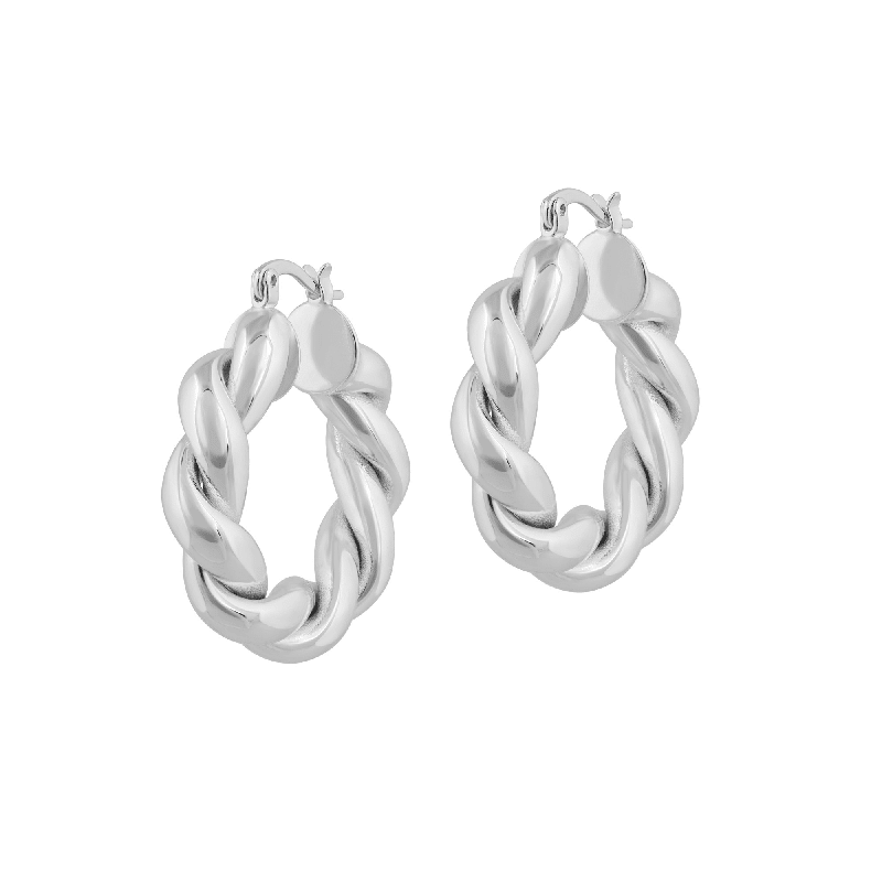 Lennon Hoops Silver