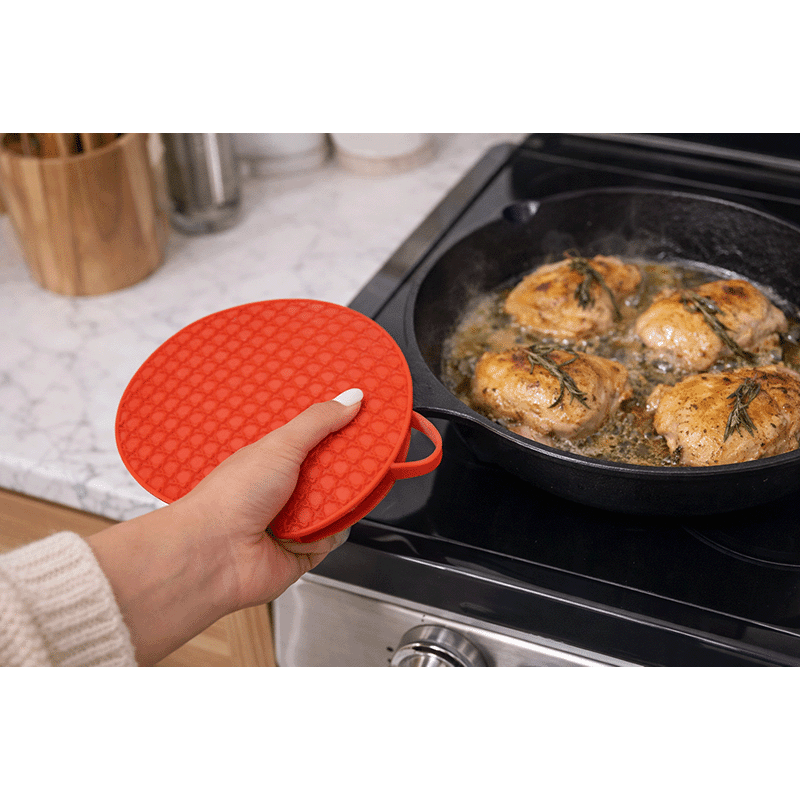 8" Silicone Pot Holder (2 Pack)
