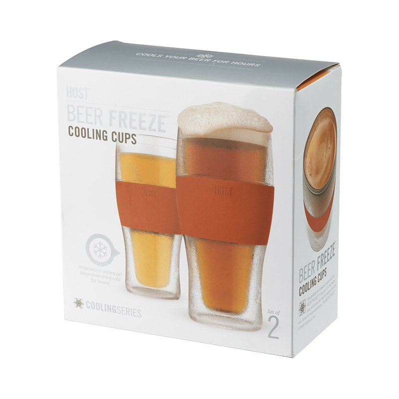 Beer FREEZE Cooling Cup (Set of 2)