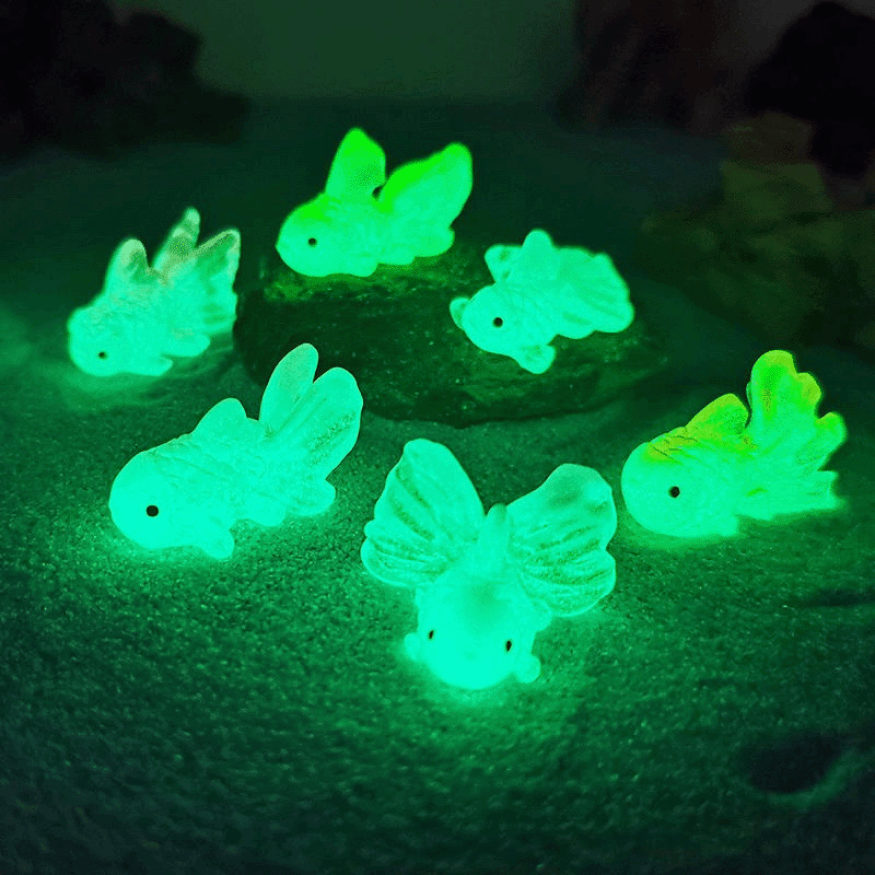 Glow in the Dark Fish Aquarium Decor (5 Pack)