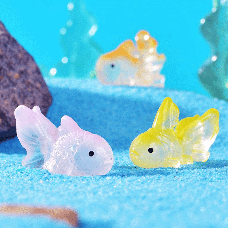 Glow in the Dark Fish Aquarium Decor (5 Pack)