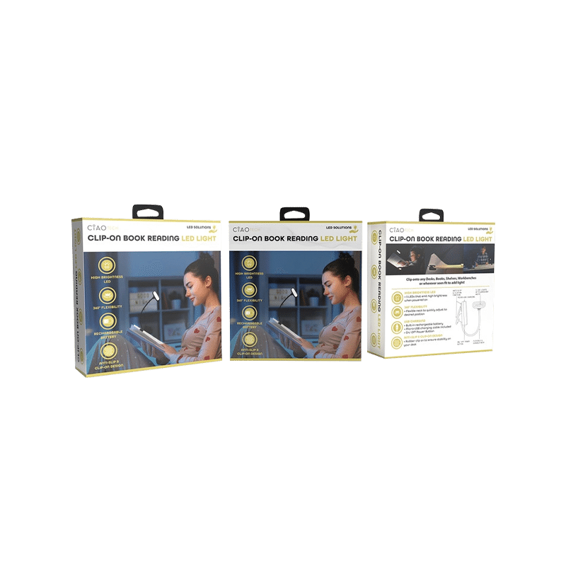Rechargeable Clip-On LED Book Light