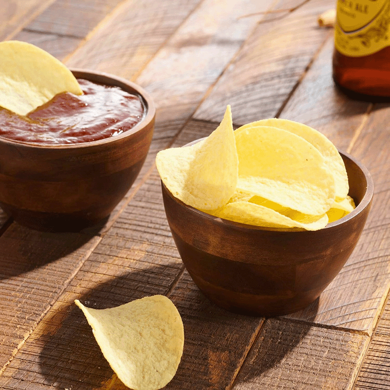 4" Wood Bowls (Set of 3)