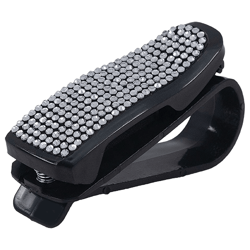 Rhinestone Car Visor Clip