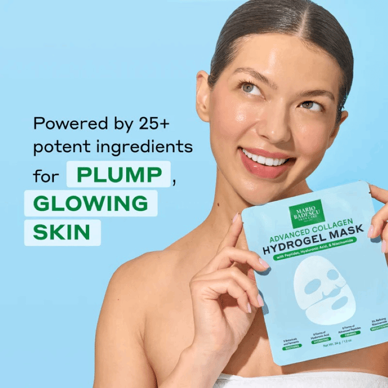 Advanced Collagen Hydrogel Mask with Peptides, Hyaluronic Acid & Niacinamide