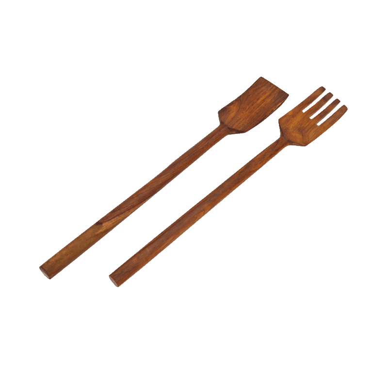 Wood Salad Spoon & Fork