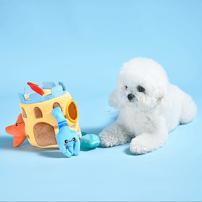 Beach Daze Sand Castle Dog Toy