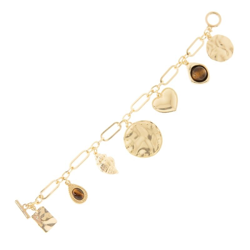 Seashell Charm Bracelet