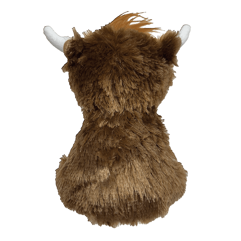 Highland Cow Plush Dog Toy