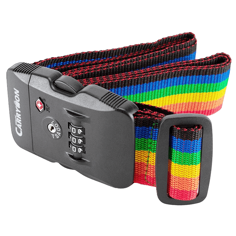 Luggage Strap with Built-in TSA Combination Lock