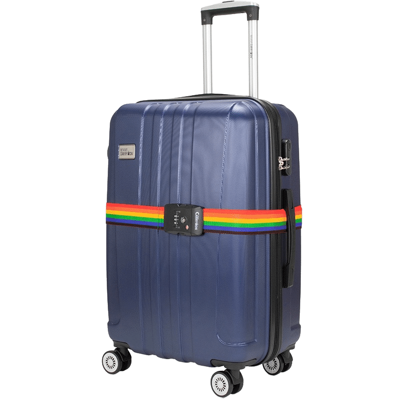 Luggage Strap with Built-in TSA Combination Lock