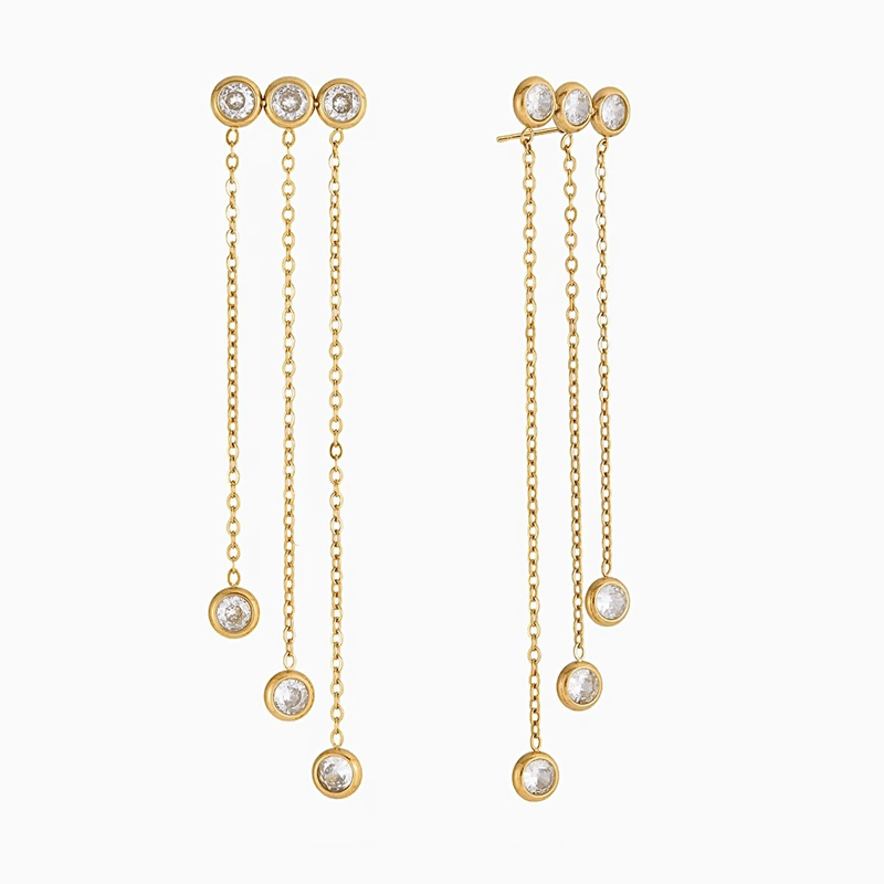 18K Gold Plated Pixie Earrings