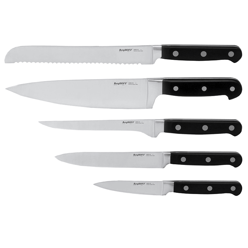5 Piece Contempo Stainless Steel Knife Set
