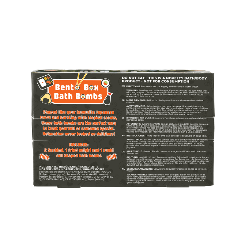 Bento Box Bath Bombs