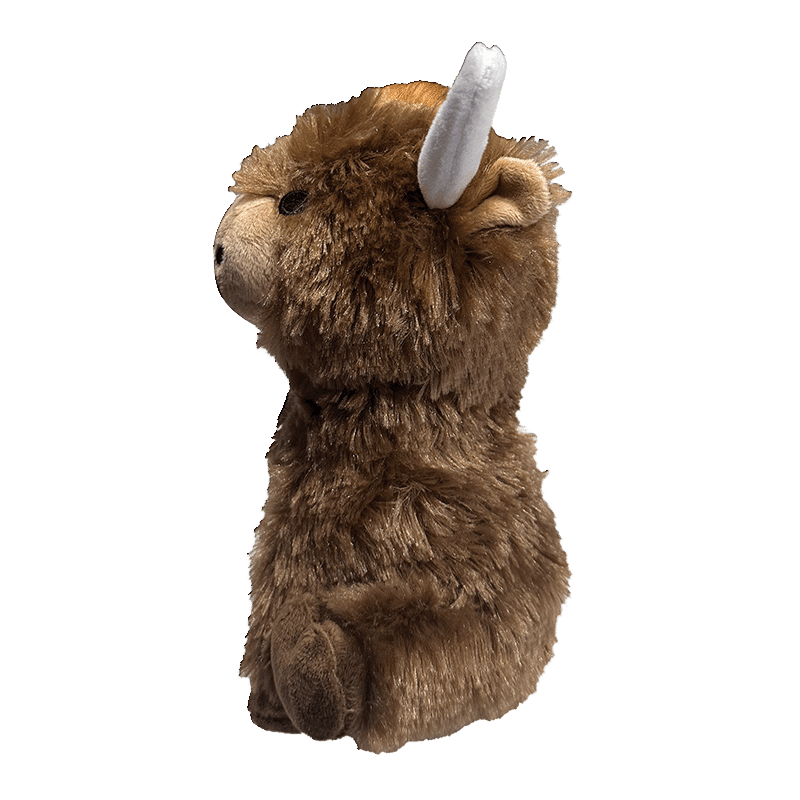 Highland Cow Plush Dog Toy