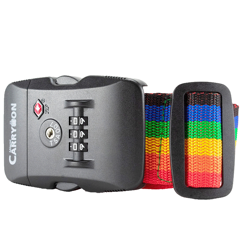 Luggage Strap with Built-in TSA Combination Lock