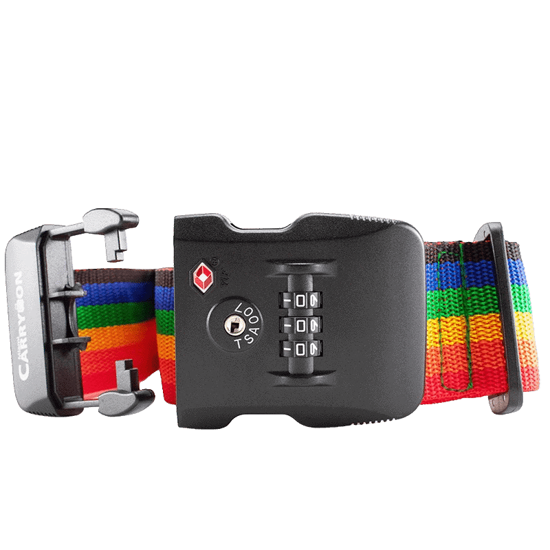 Luggage Strap with Built-in TSA Combination Lock