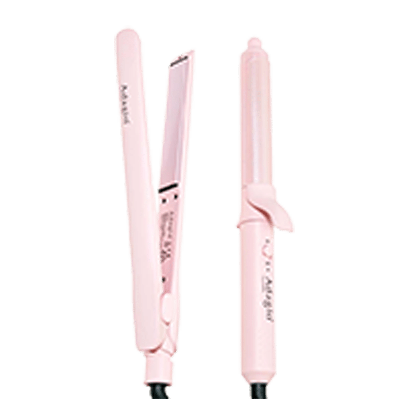 1" Flat Iron & Curling Wand Bundle