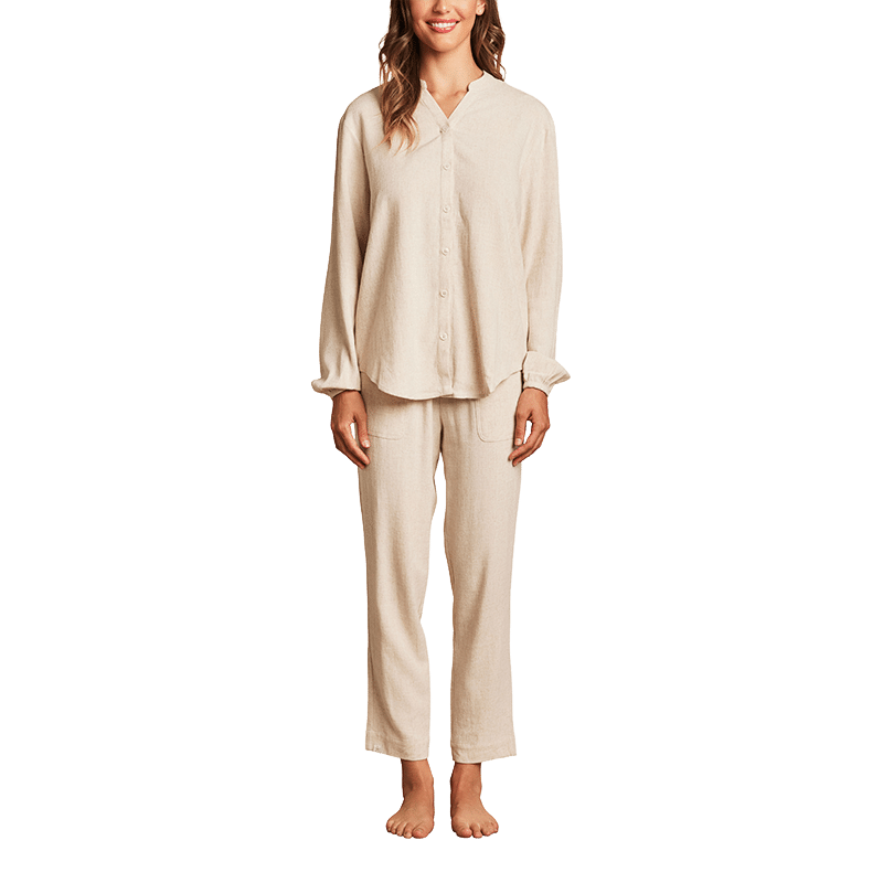 Linen Blend Blouse - S
