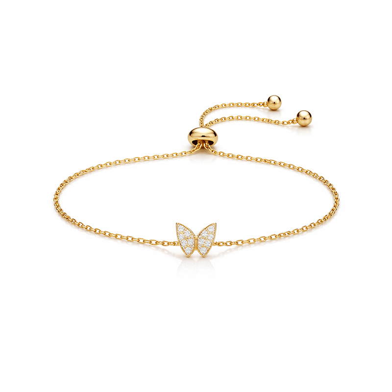 Adjustable Butterfly Bracelet