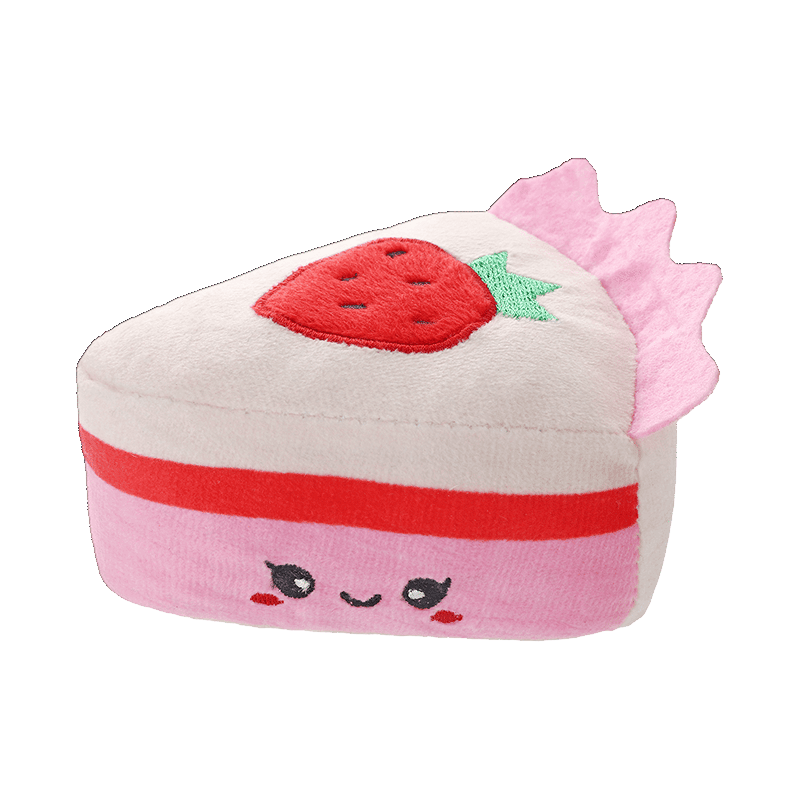Kitten Party Strawberry Cake Cat Toy