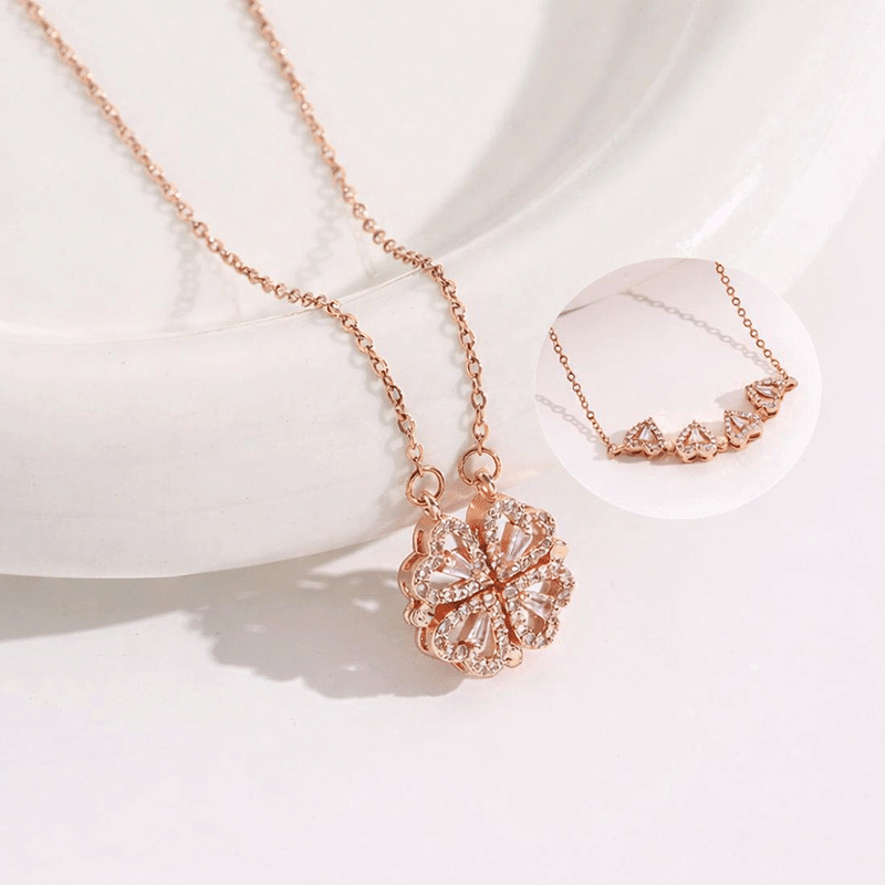 4 Leaf Clover Titanium Necklace