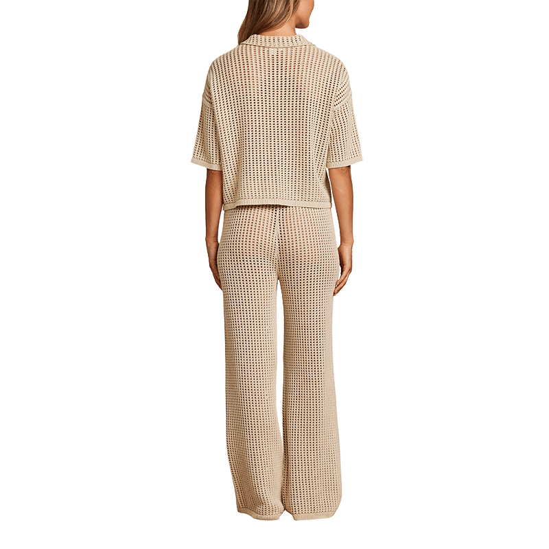 Sunbleached Buttoned Short Sleeve